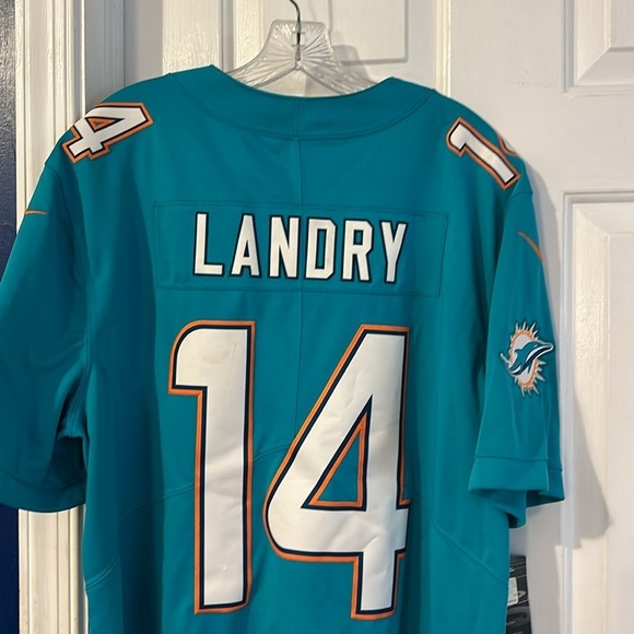 NWT Men’s Official Merchandise Nike Jarvis Landry Miami Dolphins Football Jersey - Picture 10 of 10